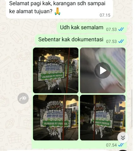 Pengiriman Papan Bunga Selamat Srengseng
