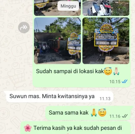 Pengiriman Papan Bunga Duka Srengseng