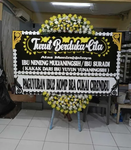 Papan Bunga Duka Srengseng