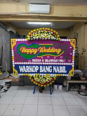 Papan Bunga di Srengseng