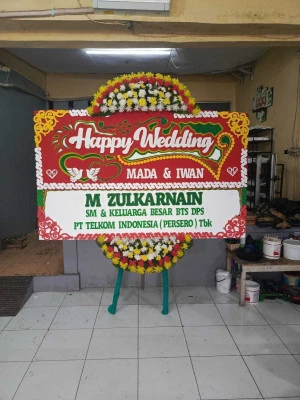 Papan Bunga di Srengseng