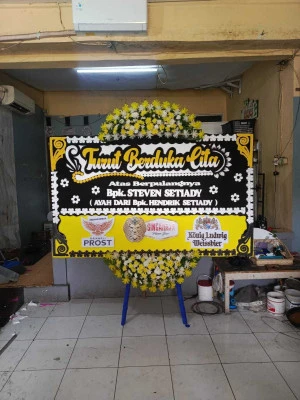 Papan Bunga di Srengseng